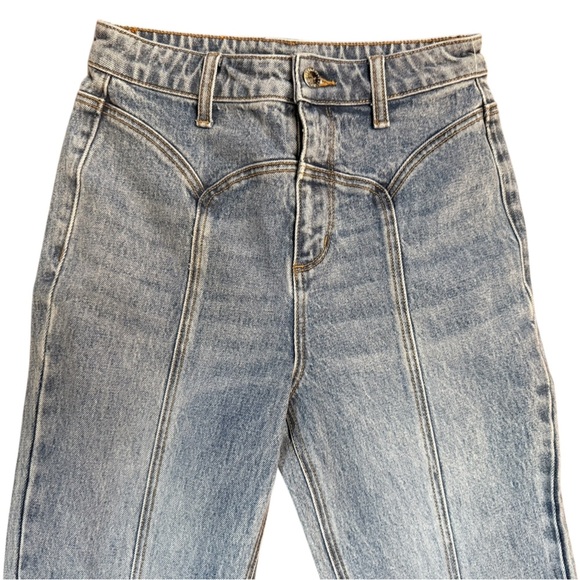 NWT Retrofête Maelle Denim Pants Size 24 - Picture 8 of 13